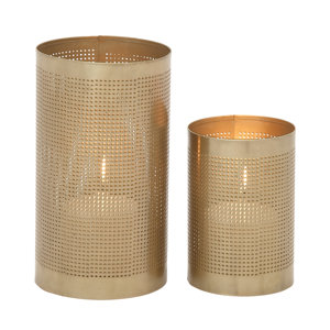 2 Piece Metal Hurricane Set