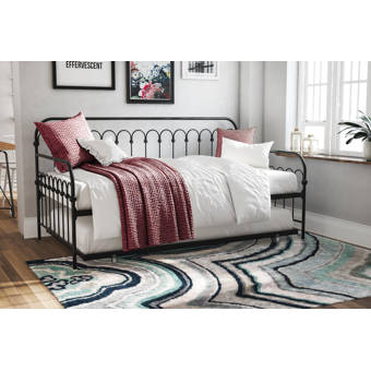 Novogratz Bright Pop Metal Twin Daybed With Trundle Novogratz Bright Pop Metal Twin Daybed With Trundle