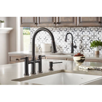 Elkay Explore Pull Down Bridge Faucet Reviews Wayfair