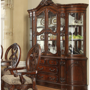 Go to store & view more images Shipley Lighted China Cabinet by Astoria Grand