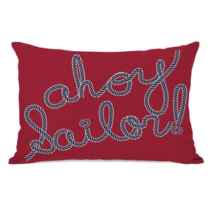 Ahoy Sailor Rope Lumbar Pillow