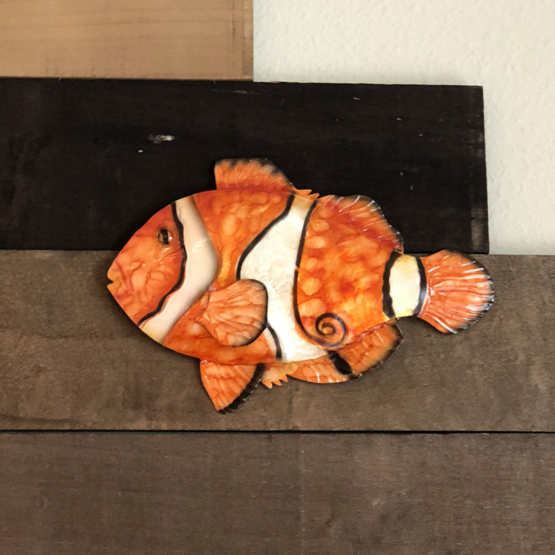 Highland Dunes Coastal Clown Fish Wall Decor Reviews Wayfair