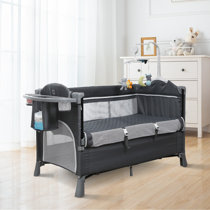 graphite blue crib