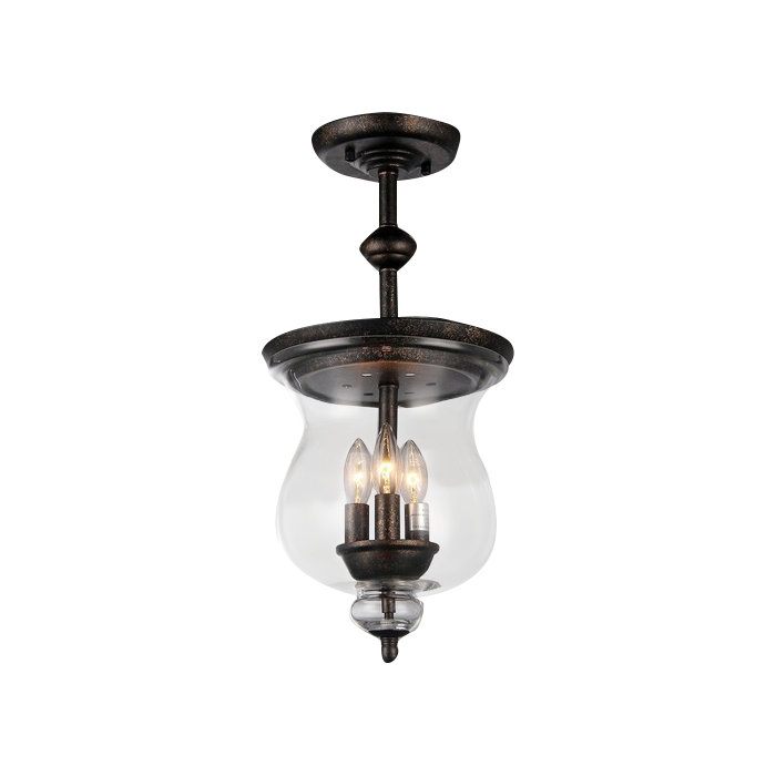 Warehouse Of Tiffany Madigan 3 Light Schoolhouse Pendant Reviews Madigan 3 Light Schoolhouse Pendant