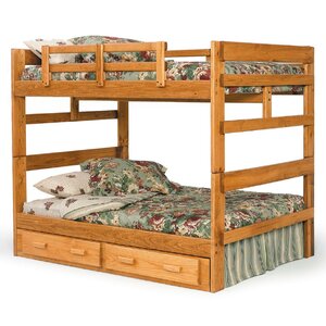 Full over Full Bunk Bed with Storage