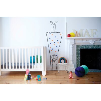 Elephant 2 In 1 Convertible Crib Oeuf Color White