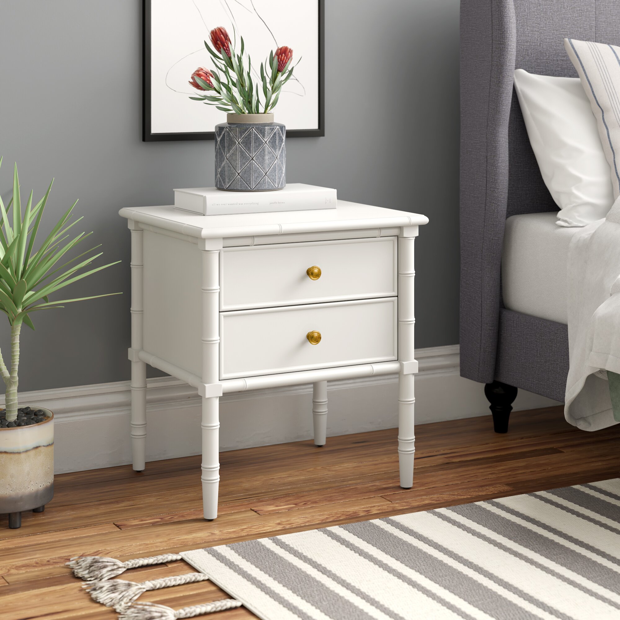 Kristian 2 Drawer Nightstand