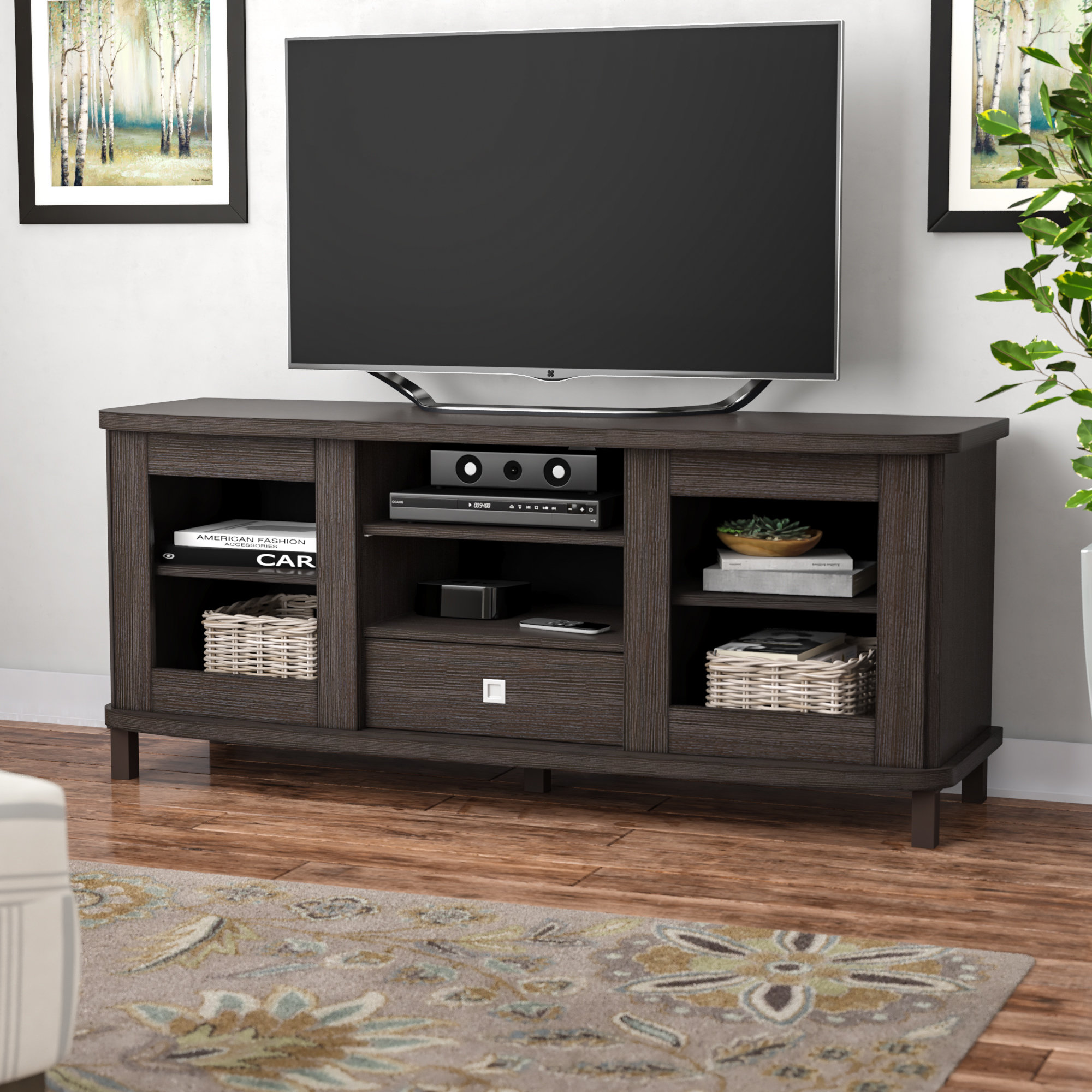 Red Barrel Studio Aprea Tv Stand For Tvs Up To 65 Inches Reviews