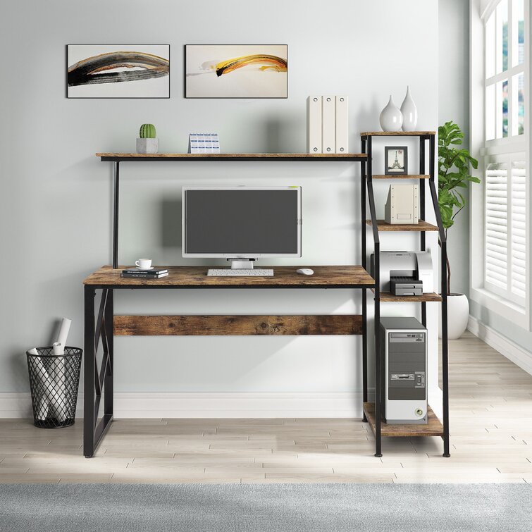Home Office Furniture Writing Desk,Computer Work Station with Detachable Hutch 