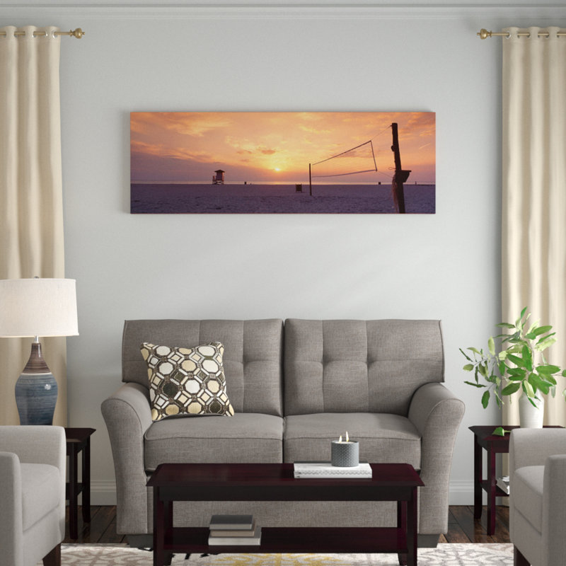 East Urban Home Sunset Over A Beach Gulf Of Mexico Venice Beach Venice Florida Usa Photographic Print On Canvas Wayfair
