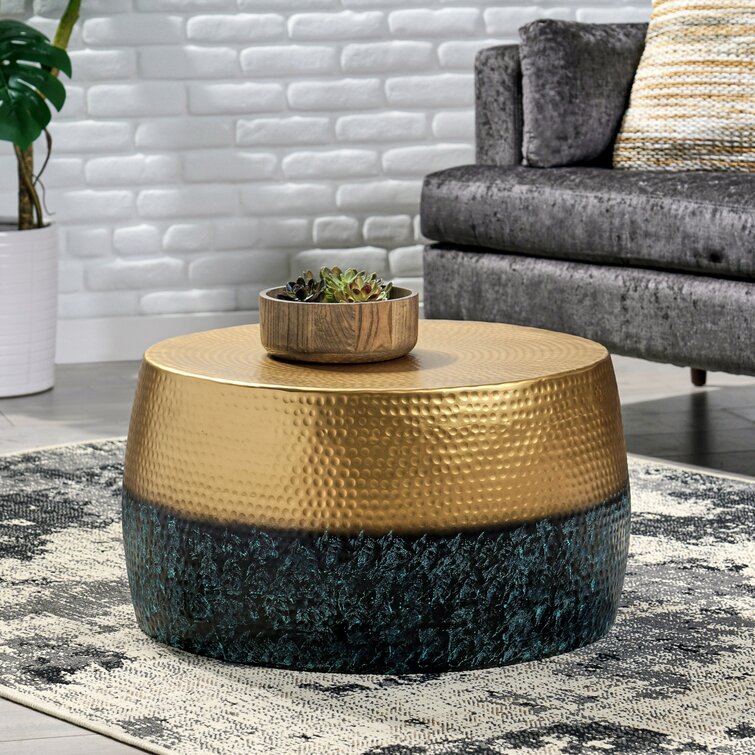 metal rivet coffee table