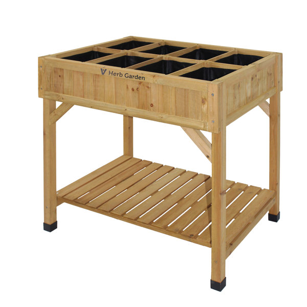 herb garden planter table