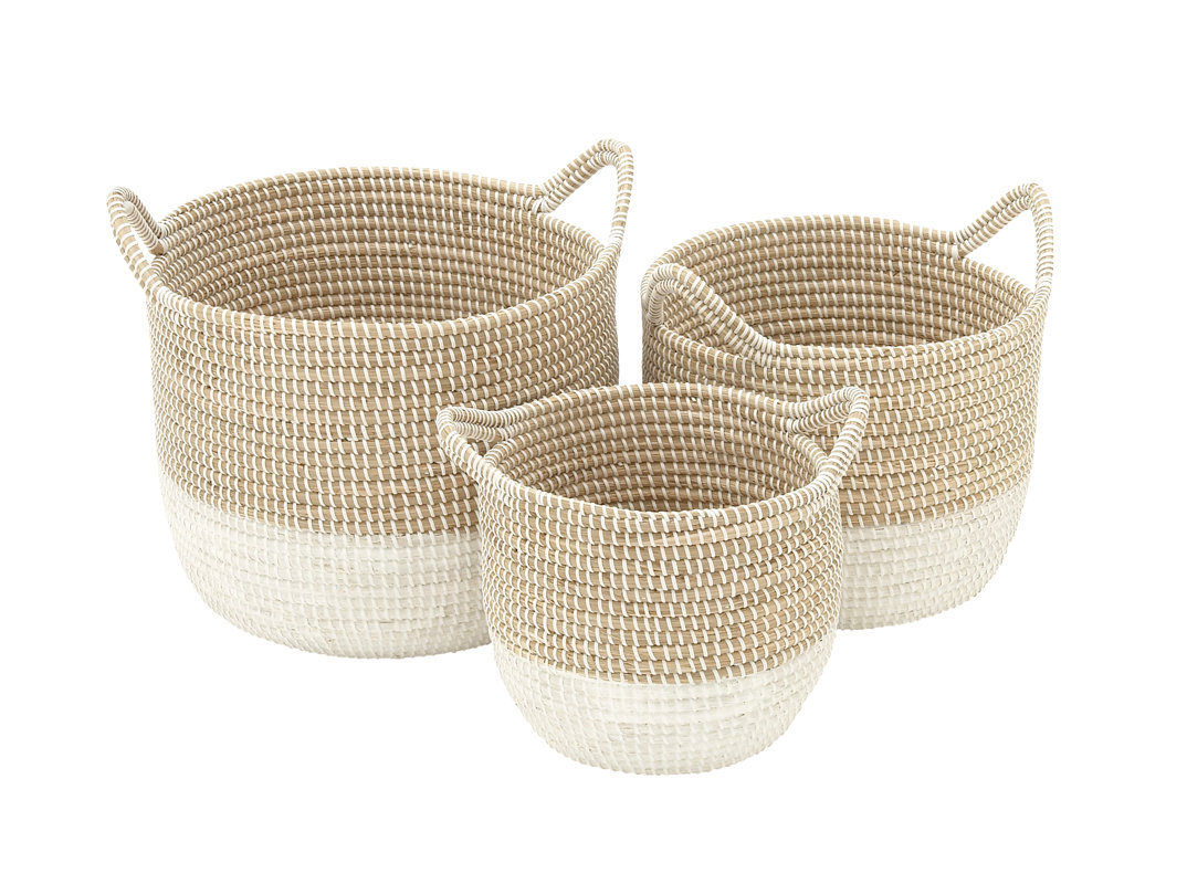 Seagrass 3 Piece Basket Set