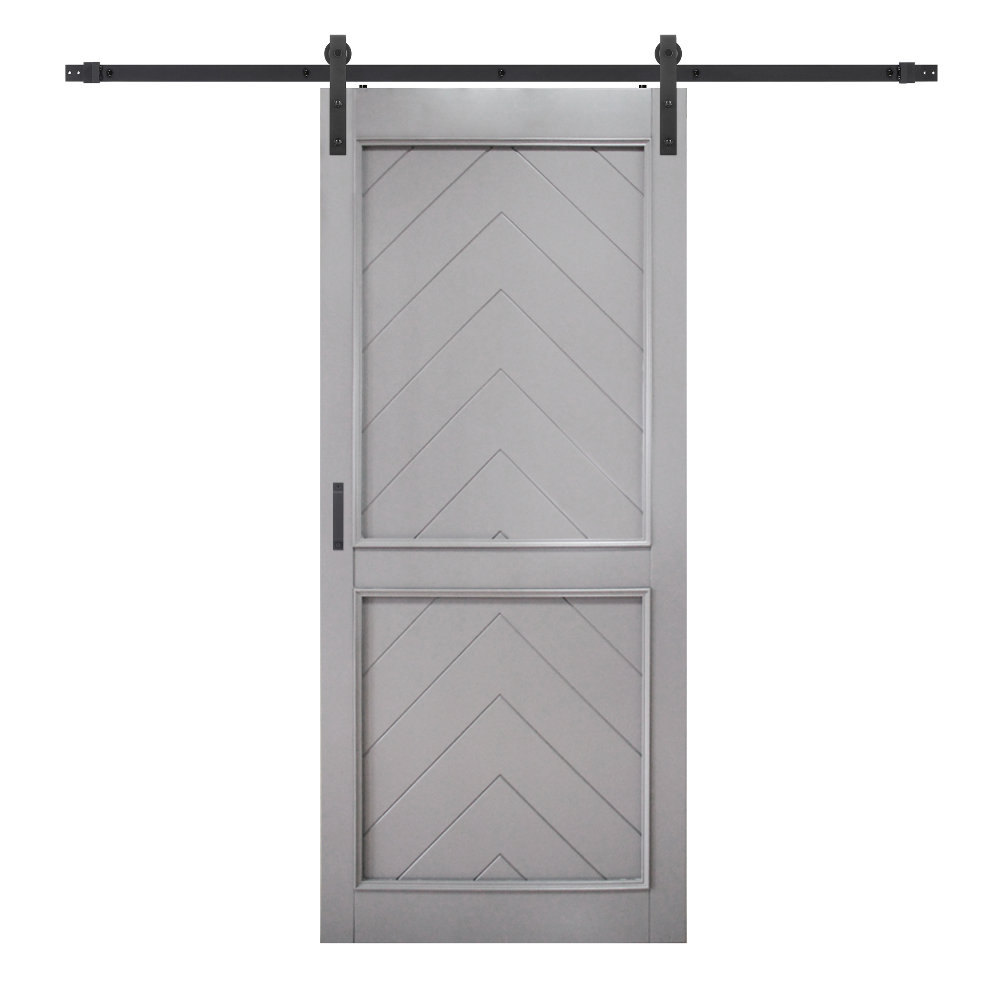 Renin Paneled Manufactured Wood Gatsby Barn Door With Installation Hardware Kit Wayfair