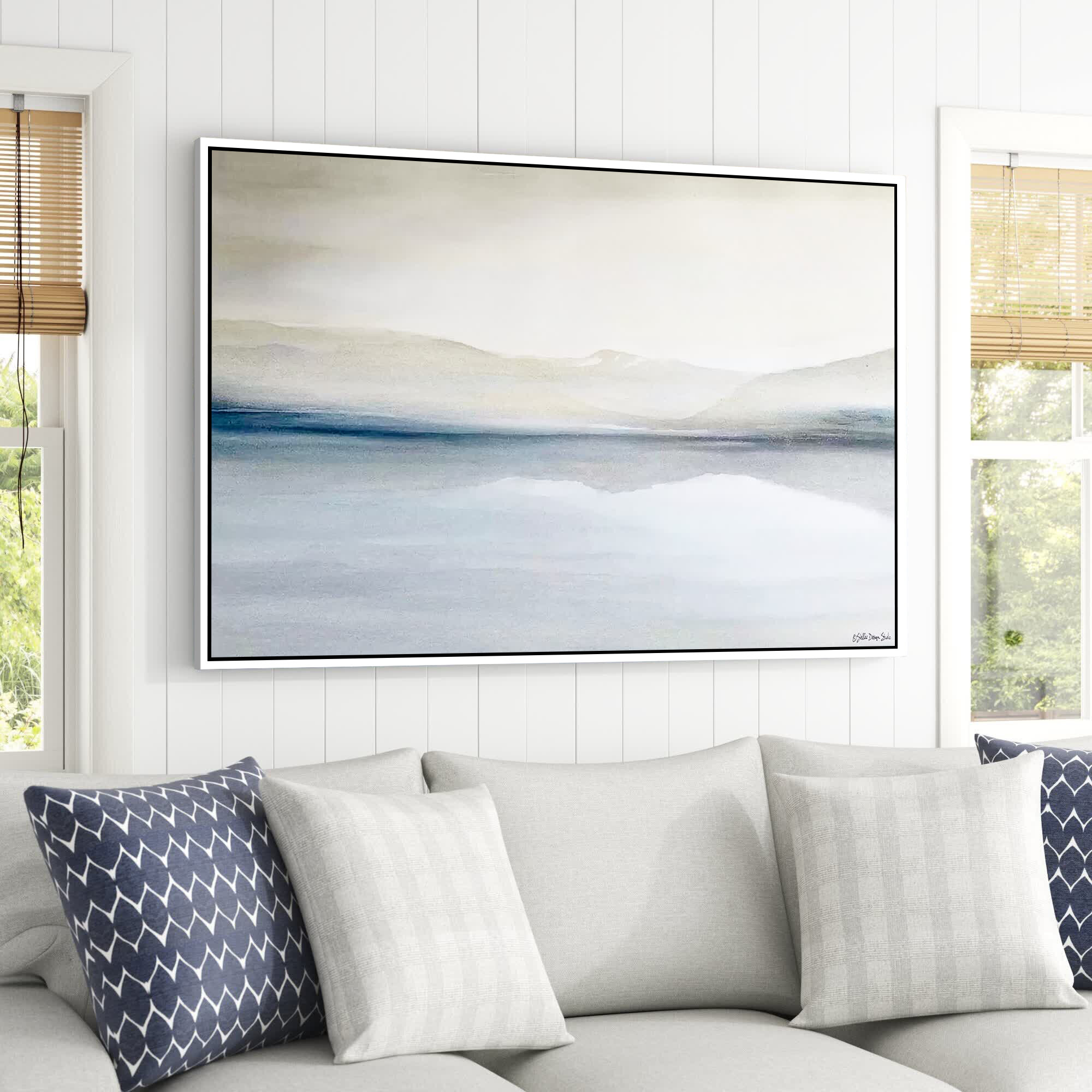 Sand & Stable Lake Majesty - Painting & Reviews | Wayfair