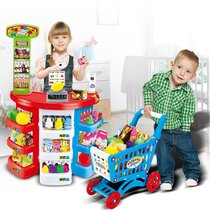 Kids Children Mini Shopping Cart Pretend Play Grocery Store Supermarket * 