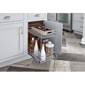 2 Tier Kitchen Cabinet Pull Out Basket