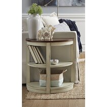 half circle accent table