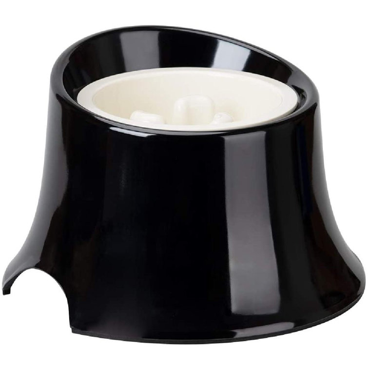 elevated dog feeding tray