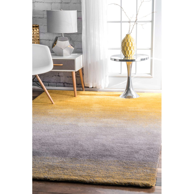 Toth Hand Tufted Yellow Area Rug Reviews Joss Main