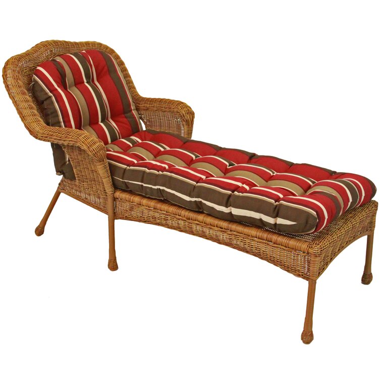 wayfair wicker chaise lounge