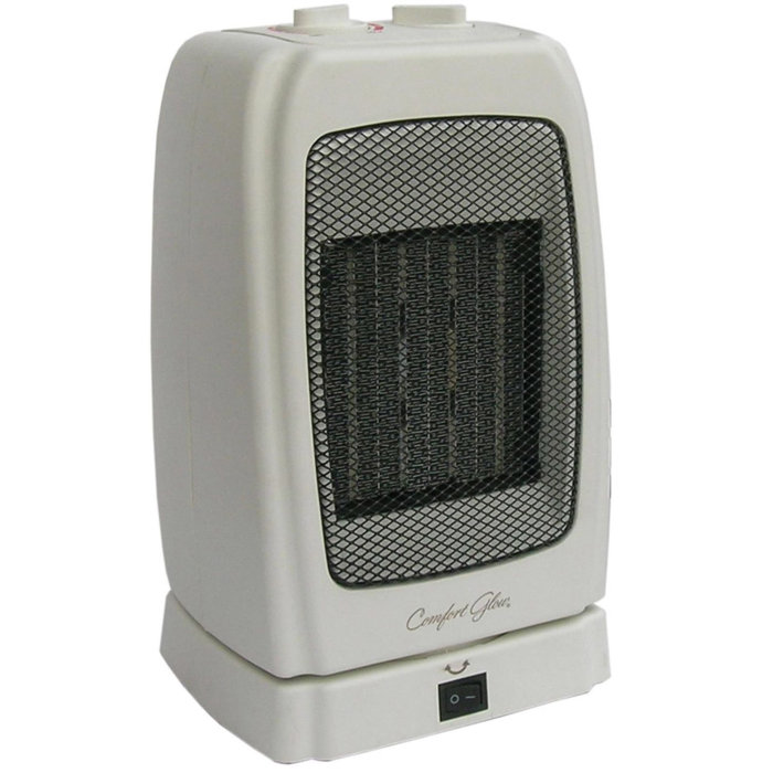 Comfort Glow Oscillating Ceramic Safety Furnace 1 500 Watt