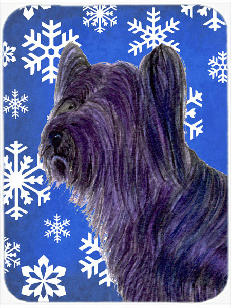 The Holiday Aisle Ashlynn Skye Terrier Glass Cutting Board Wayfair Ca