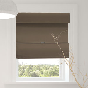 Cordless Magnetic Room Darkening Roman Shade