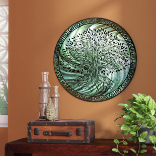 Tree Of Life Wall Art Metal Wayfair Tree Of Life Teal Graphic Art On Metal
