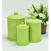 Wayfair | Green Kitchen Canisters & Jars You'll Love in 2022