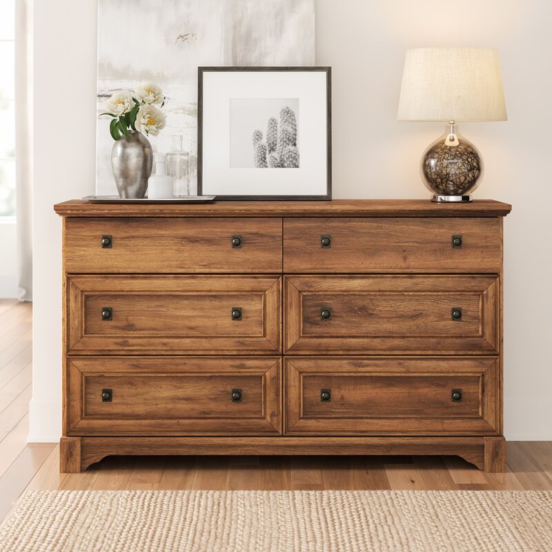 Three Posts Orviston 6 Drawer Double Dresser Reviews Wayfair