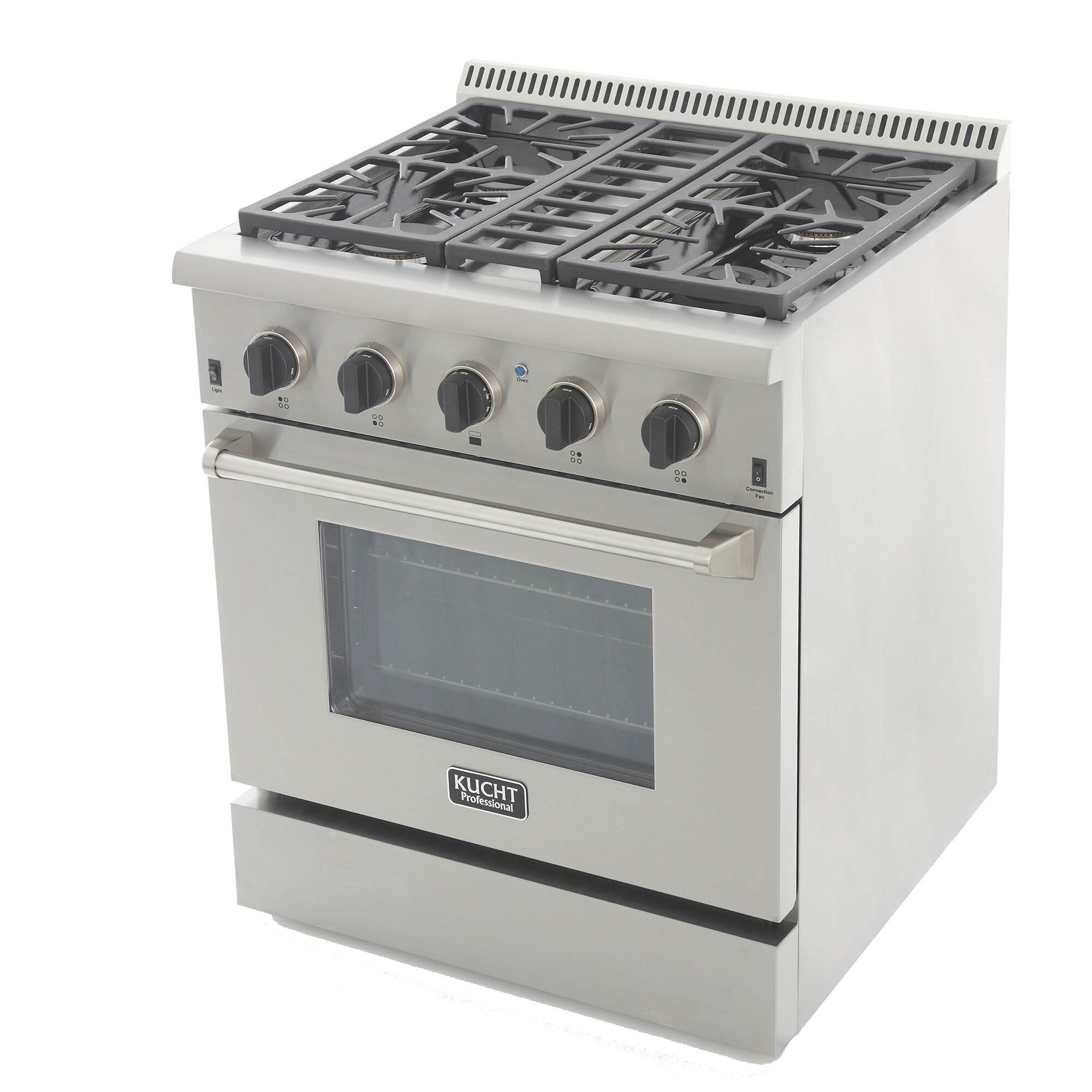 Kucht Professional 30 4 2 Cu Ft Free Standing Dual Fuel Range