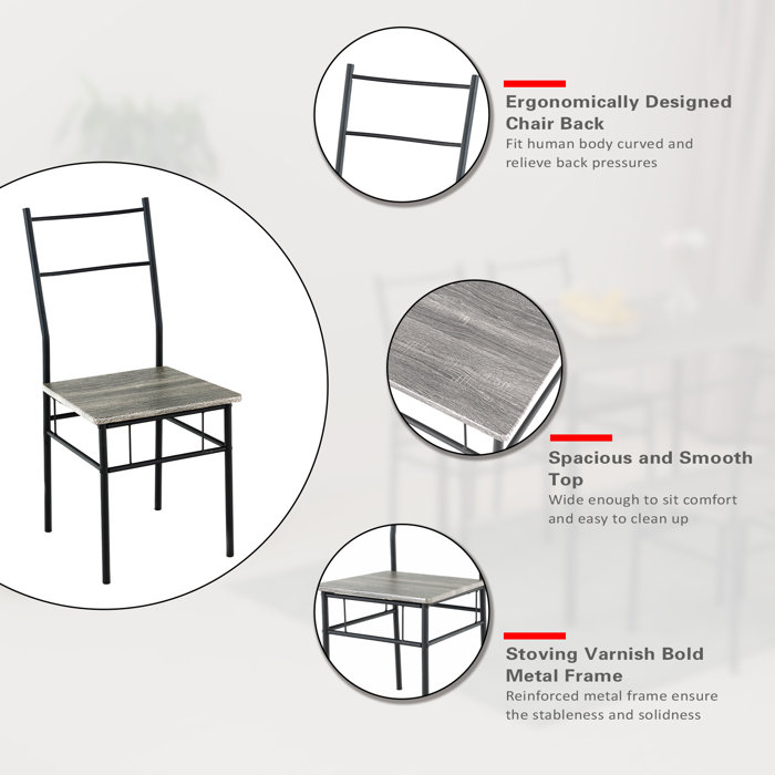 Ebern Designs Segolene 5 Piece Dining Set Wayfair Ca