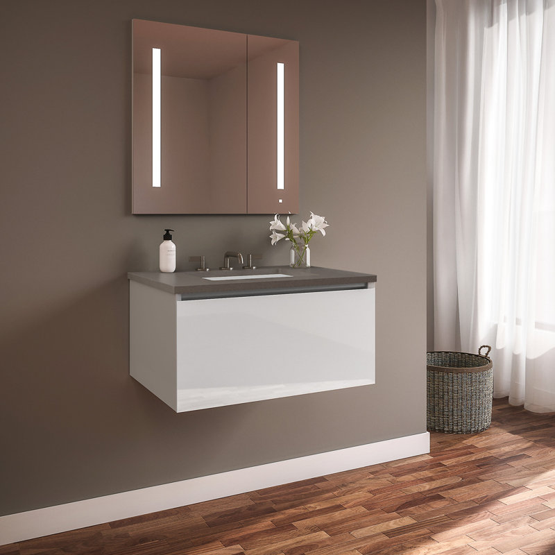 Robern Curated Cartesian 30 Single Bathroom Vanity Set With Single Bathroom Vanity Set