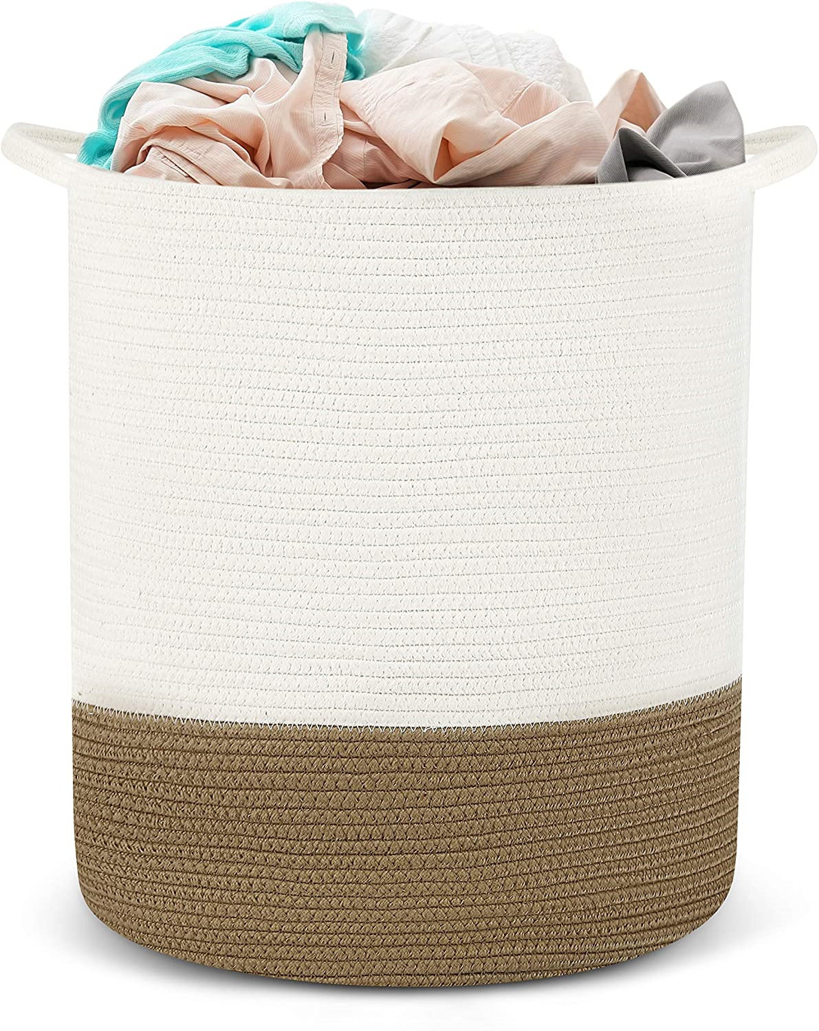 Rosecliff Heights Laundry Basket Cotton Rope Laundry Hamper Storage Basket Decorative Woven Basket For Bedroom Laundry Room Closet Bathroom Wayfair Rosecliff Heights Laundry Basket Cotton Rope Laundry Hamper Storage Basket Decorative Woven Basket For Bedroom Laundry Room Closet Bathroom Wayfair