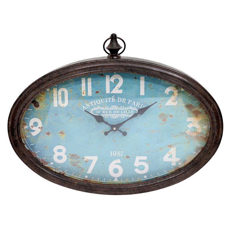 Ophelia & Co. Antique Paris Wall Clock & Reviews | Wayfair