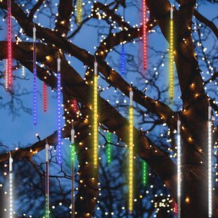 10 30 50cm LED Lights Meteor Shower Rain Drop 8/10 Tube Christmas Tree Outdoor 