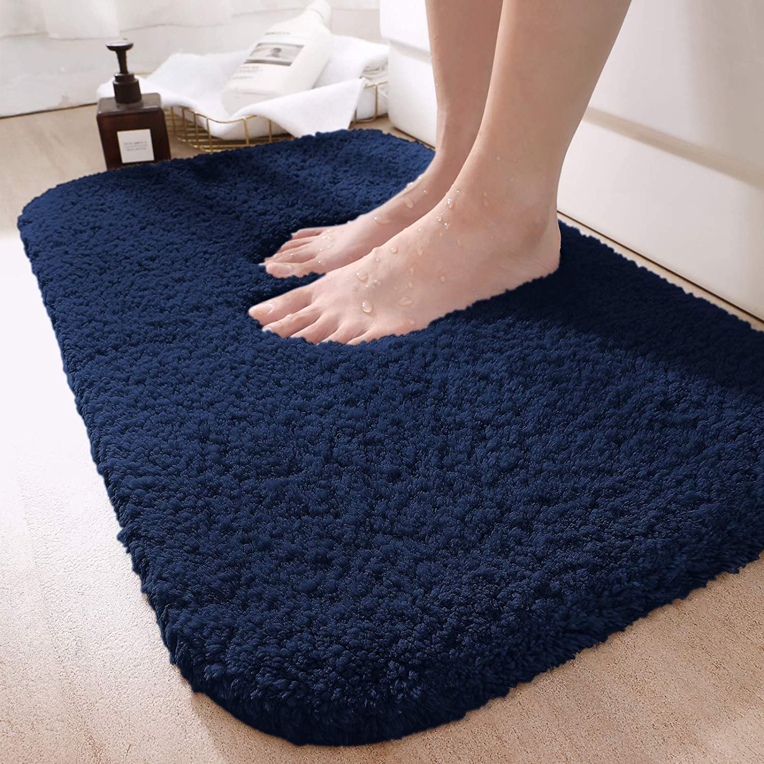Non Slip Absorbent Shaggy Bath Rug for Tub Luxury Bathroom Rugs, Machine Wash Dry Super Soft Microfiber Bath Shower Mat Shower and Bath Room 24 x 36, Beige Non Slip Absorbent Shaggy Bath Rug for Tub Luxury Bathroom Rugs, Machine Wash Dry Super Soft Microfiber Bath Shower Mat Shower and Bath Room 24 x 36, Beige