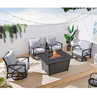 Bentley 5 Piece Seating Group with Cushions