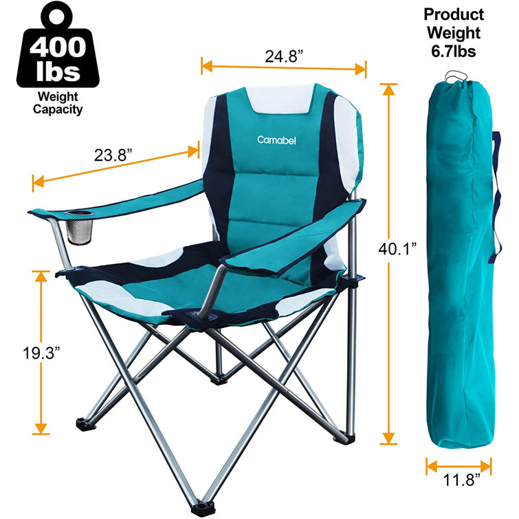 Camabel Folding Camping Chair With Cushion Reviews Wayfair