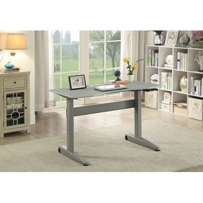 Writing Desk Symple Stuff Size 2875 H X 5918 W X 2918 D Color Gray