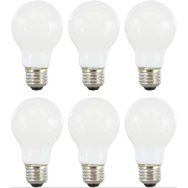 GE 60 watt Incandescent Light Bulb A19 Soft Warm White 2800K Dimmable 8 