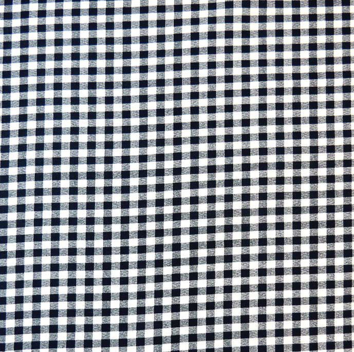 navy gingham crib sheet