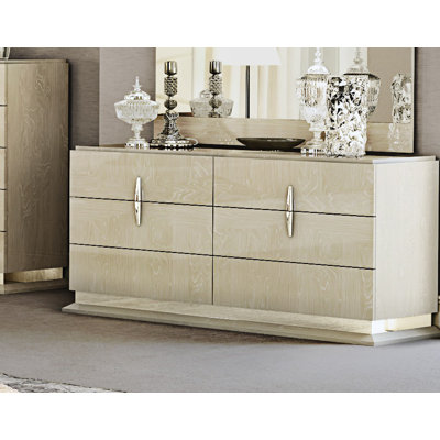 Kersh 6 Drawer Double Dresser Everly Quinn