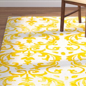 Coleman Hand-Tufted Ivory/Gold Area Rug