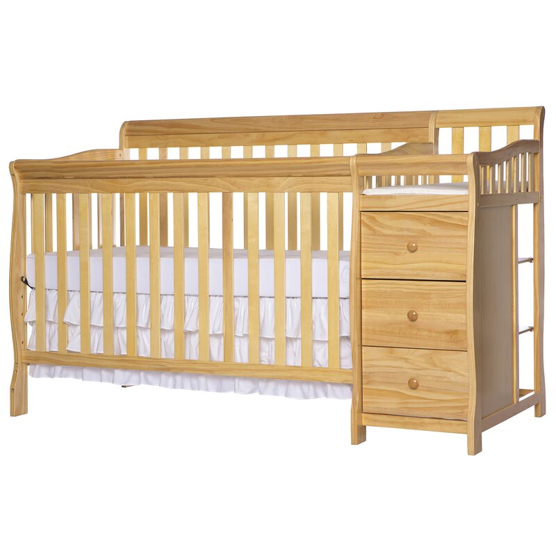 dream on me 5 in 1 brody convertible crib with changer