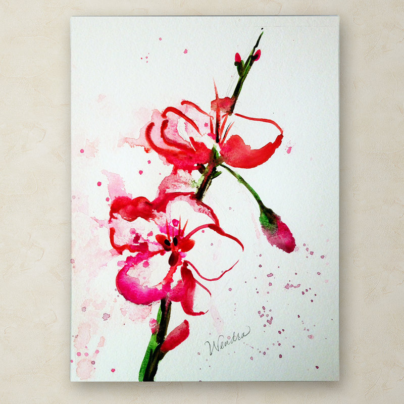Trademark Art Spring Bloom Copy By Wendra Painting Print On
