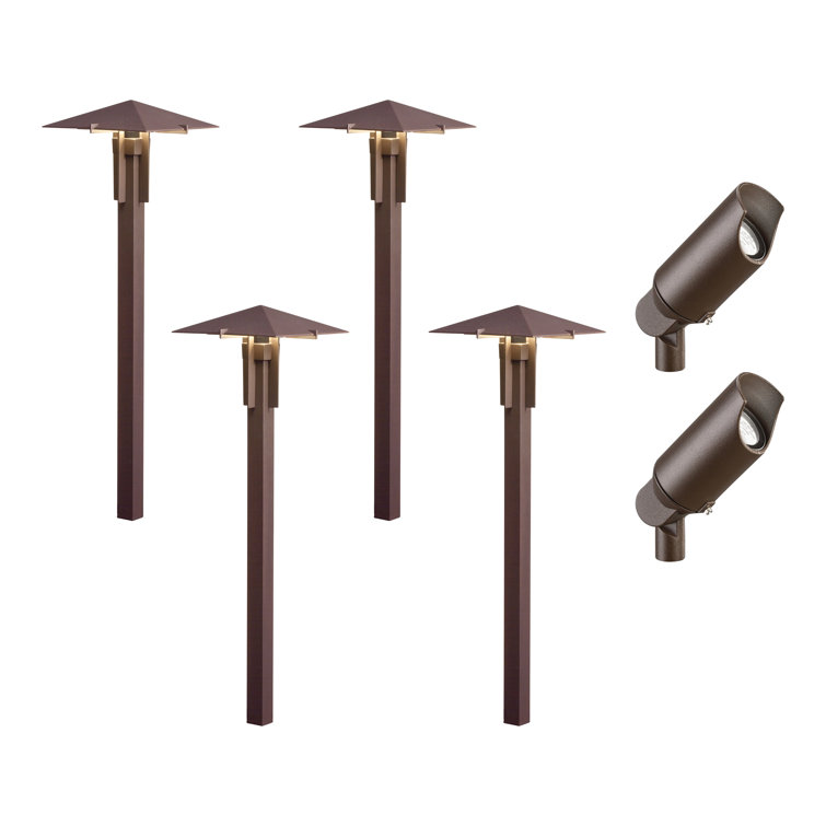 Bronze low voltage landscape lighting