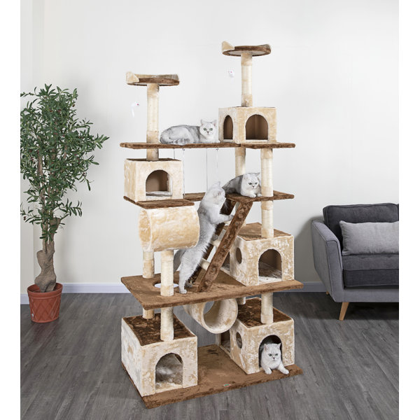Go Pet Club 87 5 Cat Tree Reviews Wayfair
