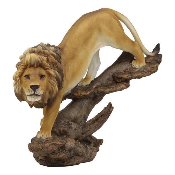 Lion Etched Acrylic Figurine Beautiful Detail Lion King Collectors